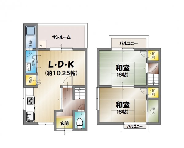 【間取り】 | 嵐山東海道町