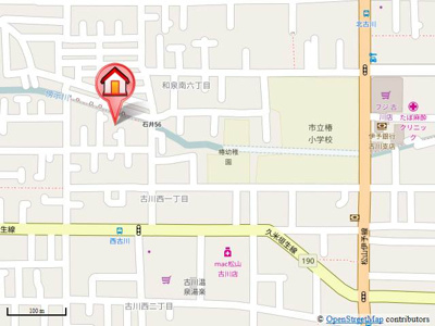 【地図】 | リビングタウン古川西　Ｅ棟