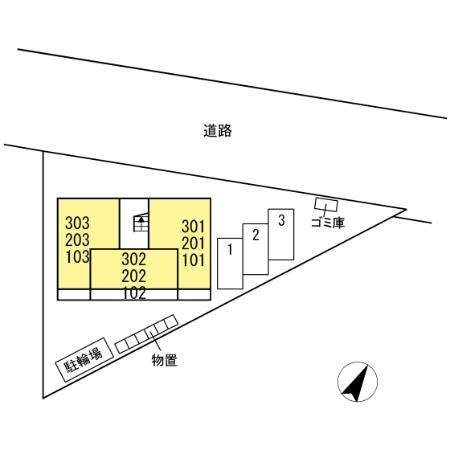 ラ・ルーチェ上田レジデンスの区画図
