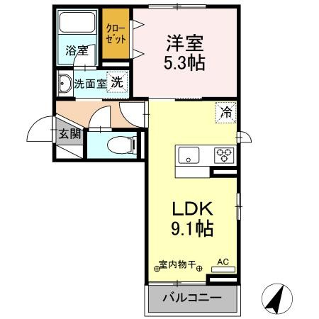 ラ・ルーチェ上田レジデンスの間取り
