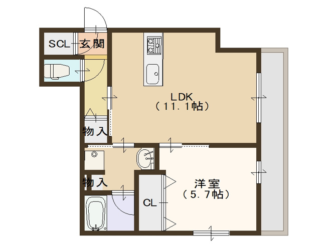 【間取り】 | シャーメゾン千本