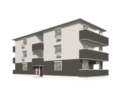 【外観パース】 | アレーズ向日町