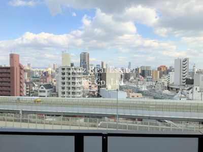 【展望】 | プレサンスＯＳＡＫＡ　ＤＯＭＥＣＩＴＹビーツ | 10階バルコニーからの景色です♪