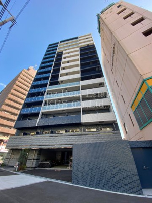 【外観】 | プレサンスOSAKA DOMECITY クロスティ | 都市の洗練を感じさせるシックで華やかな外観のマンションです★