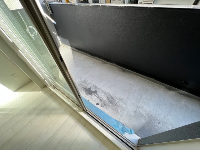 ワールドアイ京町堀のバルコニー