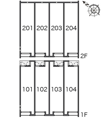 【区画図】 | クレイノヴィラ高島