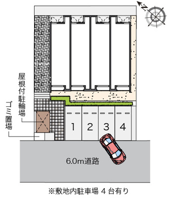 【駐車場】 | クレイノヴィラ高島