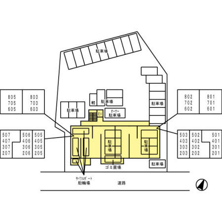 グランドウェルストーンの区画図