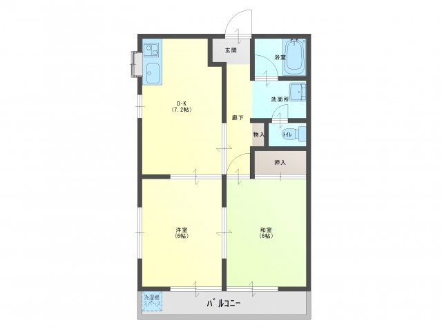 志村ハイツの間取り