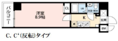 【間取り】 | Sky Yao | この間取りの反転タイプです。