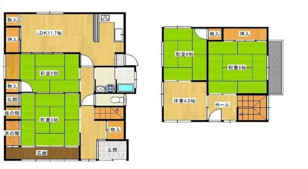 和歌山市松江東4丁目・中古戸建・113515の間取り