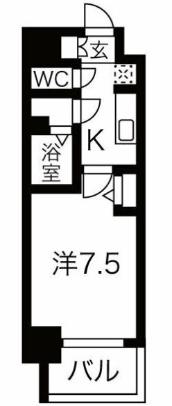 ワールドアイ大阪CityGateの間取り