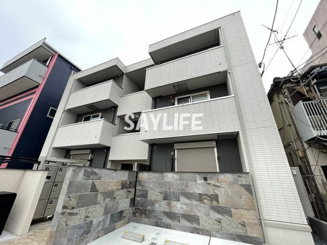 大阪市鶴見区放出東１丁目のアパートの外観