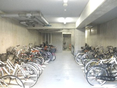 【駐車場】 | レヴィーガときわ台クロブ　12107 | 屋根付き駐輪場で雨の日も安心☆