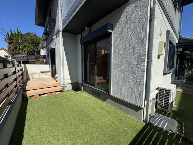 南町一戸建の庭