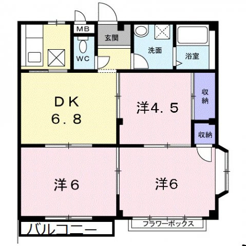 グリーンパーク公家の間取り
