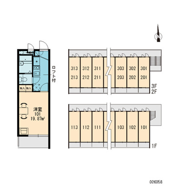 【区画図】 | パーシモン壱番館