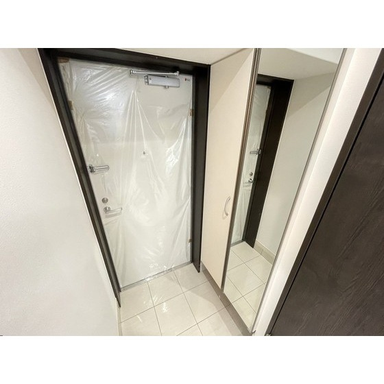 熊本市中央区水前寺３丁目の賃貸マンションの玄関