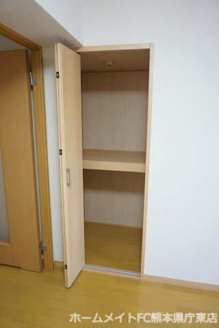 熊本市東区沼山津３丁目の賃貸マンションの収納