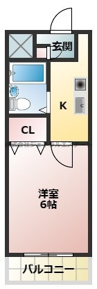 ドリーム萱島の間取り