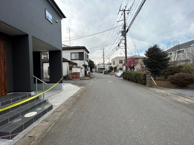 相模原市中央区田名新築1棟の前面道路含む現地写真