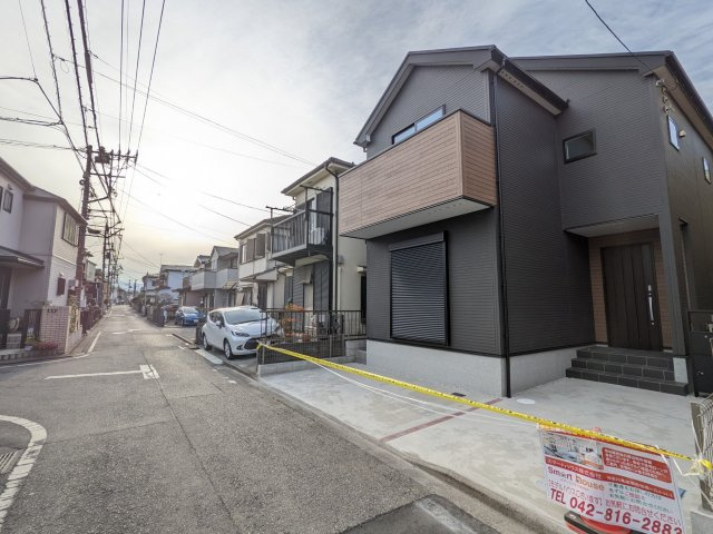 相模原市中央区並木新築1棟の前面道路含む現地写真