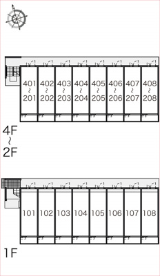【区画図】 | エスポワール新宿町