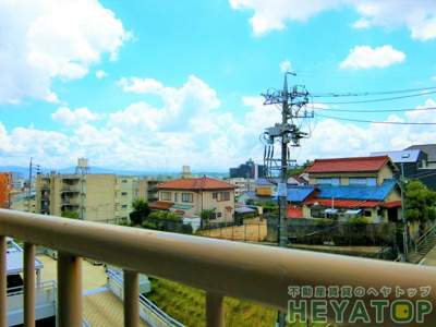 【展望】 | カヤノビル | バルコニーからの眺望（同仕様写真）
