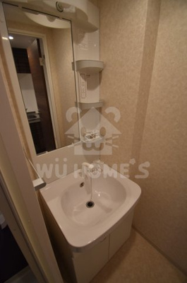 【独立洗面台】 | Luxe西長堀 | 独立洗面化粧台が付いています