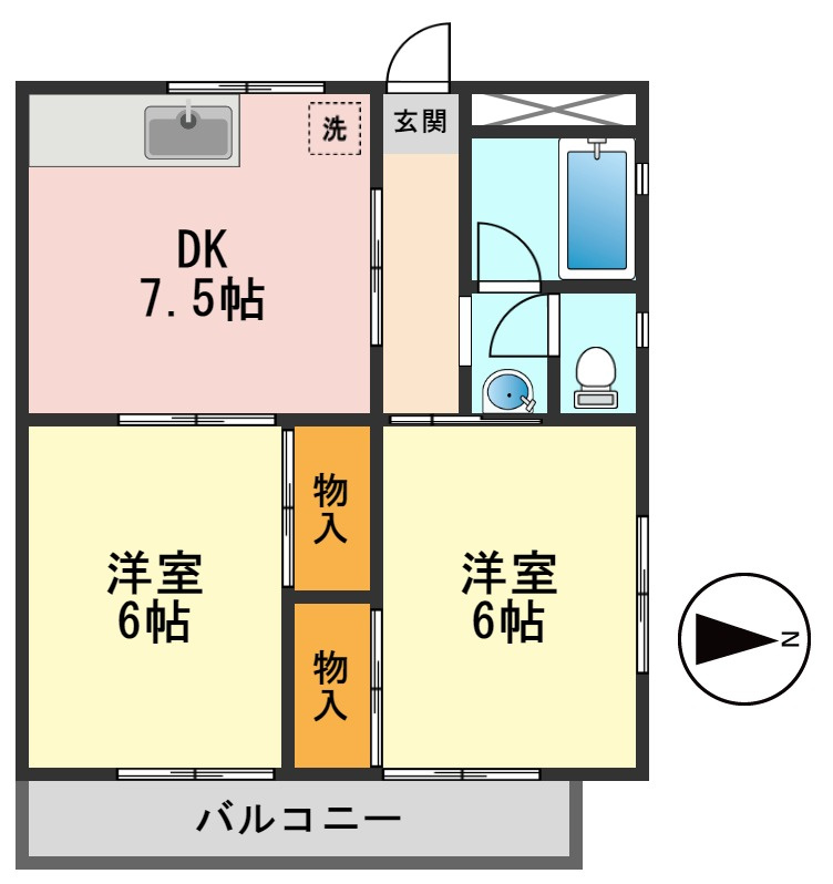 ダイヤモンドレジデンス南小岩の間取り