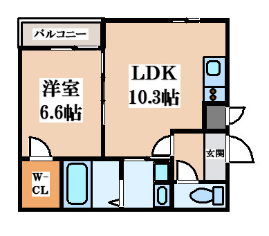 【間取り】 | フジパレス神田町