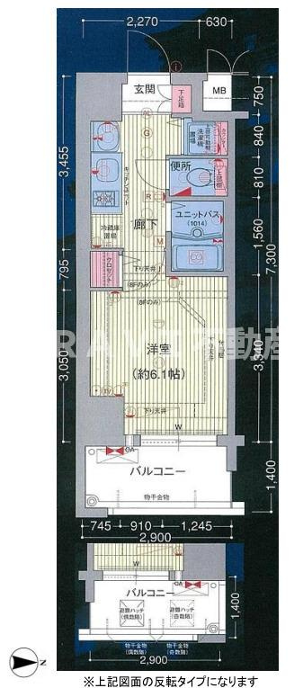 プレサンス大阪城公園パークプレイスの間取り|【プレサンス大阪城公園パークプレイス】