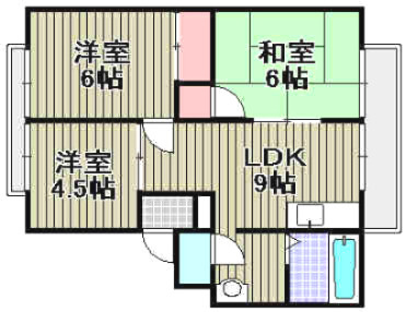 サンロイヤル東羽衣の間取り