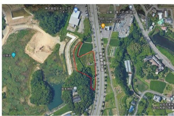 岩出市根来　土地