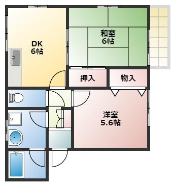 メゾンナカニシの間取り