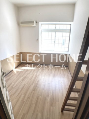 【寝室】 | 戸崎ハイツＢ | 開放的な寝室です