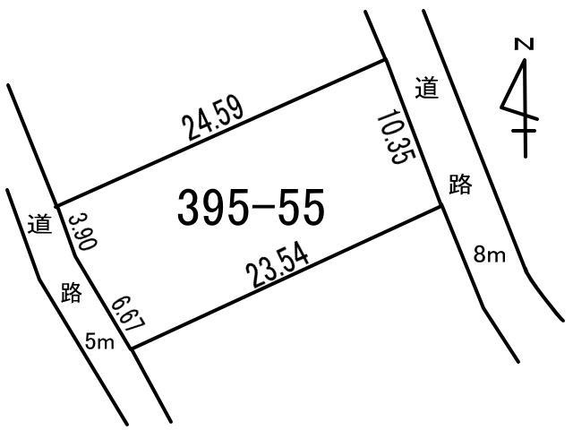 洞爺湖町洞爺町395-55　土地