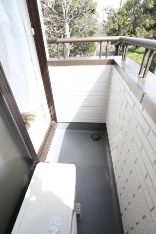 Y'Sヴィラのバルコニー