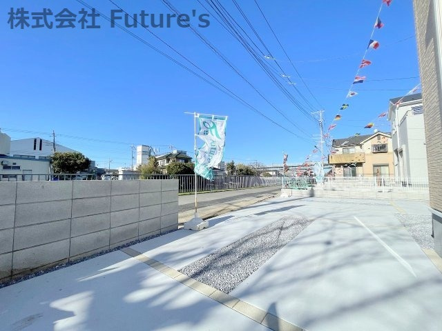 三郷市鷹野1丁目　新築戸建　全7棟　6号棟の駐車場|カースペースは2台になります。