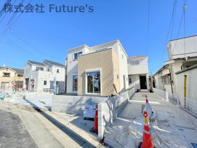 三郷市鷹野1丁目　新築戸建　全7棟　6号棟の外観|三郷市鷹野1丁目　完成しました！新築戸建　全7棟　6号棟です。