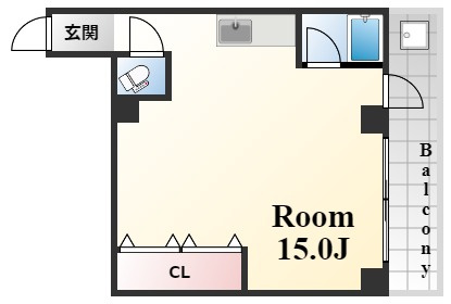 エルパラッツォ新神戸の間取り
