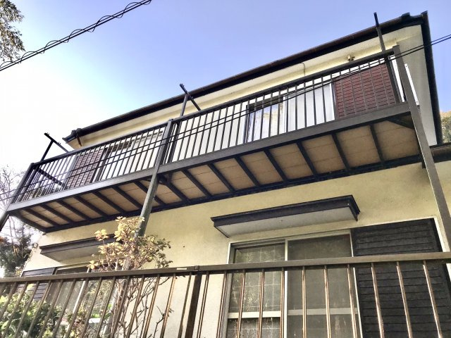 雪ノ下　鶴岡八幡宮の山の手閑静な住環境 戸建のバルコニー