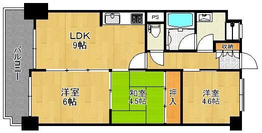 【間取り】 | アンピール箱崎東