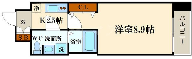 ＬＣ天王寺南の間取り