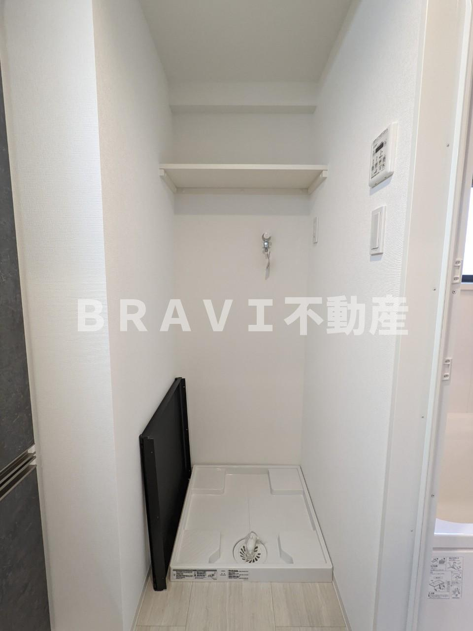 シーズンフラッツ大手前 BRAVI不動産の設備|【シーズンフラッツ大手前】洗濯機置場