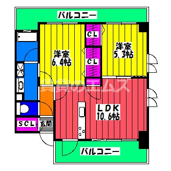【間取り】 | ボナ・ウーフ | ボナ・ウーフの間取り
