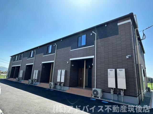 筑後市大字長浜のアパートの外観