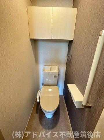 筑後市大字長浜のアパートのトイレ