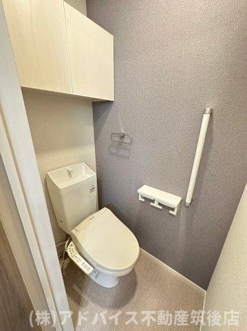 筑後市大字長浜のアパートのトイレ