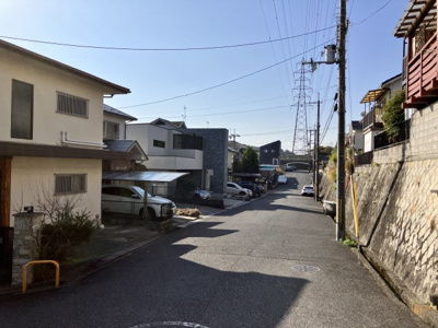 【前面道路含む現地写真】 | 大津市苗鹿2丁目24-12　売土地